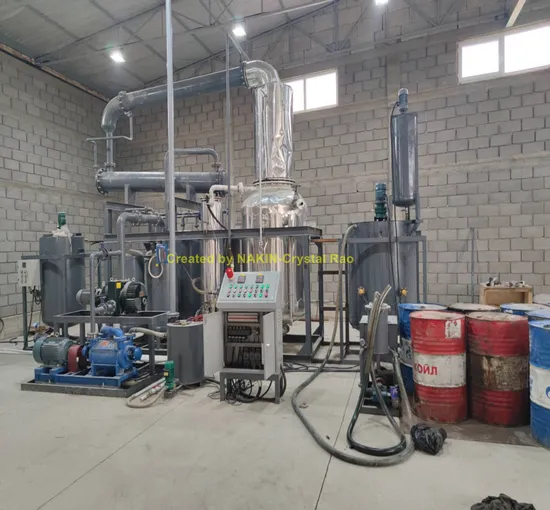 Equipamento customizável de óleo para máquina de destilação de óleo residual