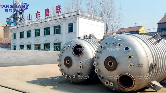 Tanglian Group PTFE ETFE PFA Reator químico revestido com revestimento de mistura do tanque de reação