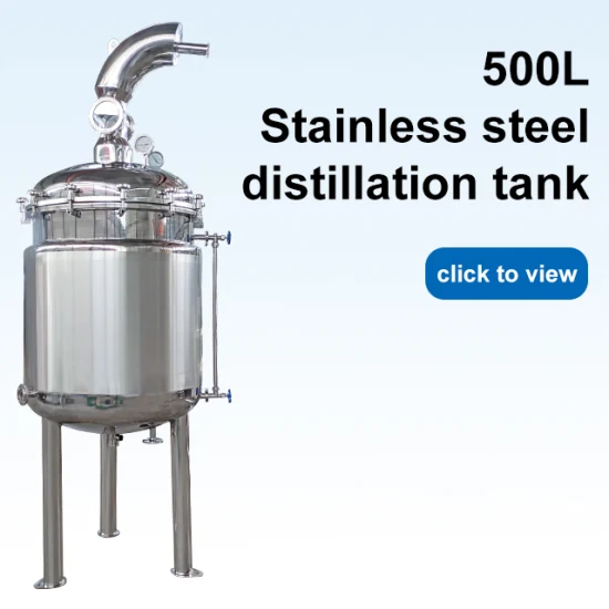 Equipamento de destilação de óleo essencial a vapor 500L para processamento de óleo de hortelã-pimenta