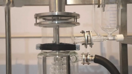 Equipamento de destilação de caminho curto Laboao com evaporador de filme limpo para destilação de óleo de cânhamo