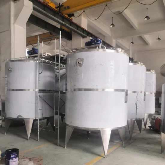 Tanque de armazenamento de aço inoxidável SUS304 para armazenamento de água de leite
